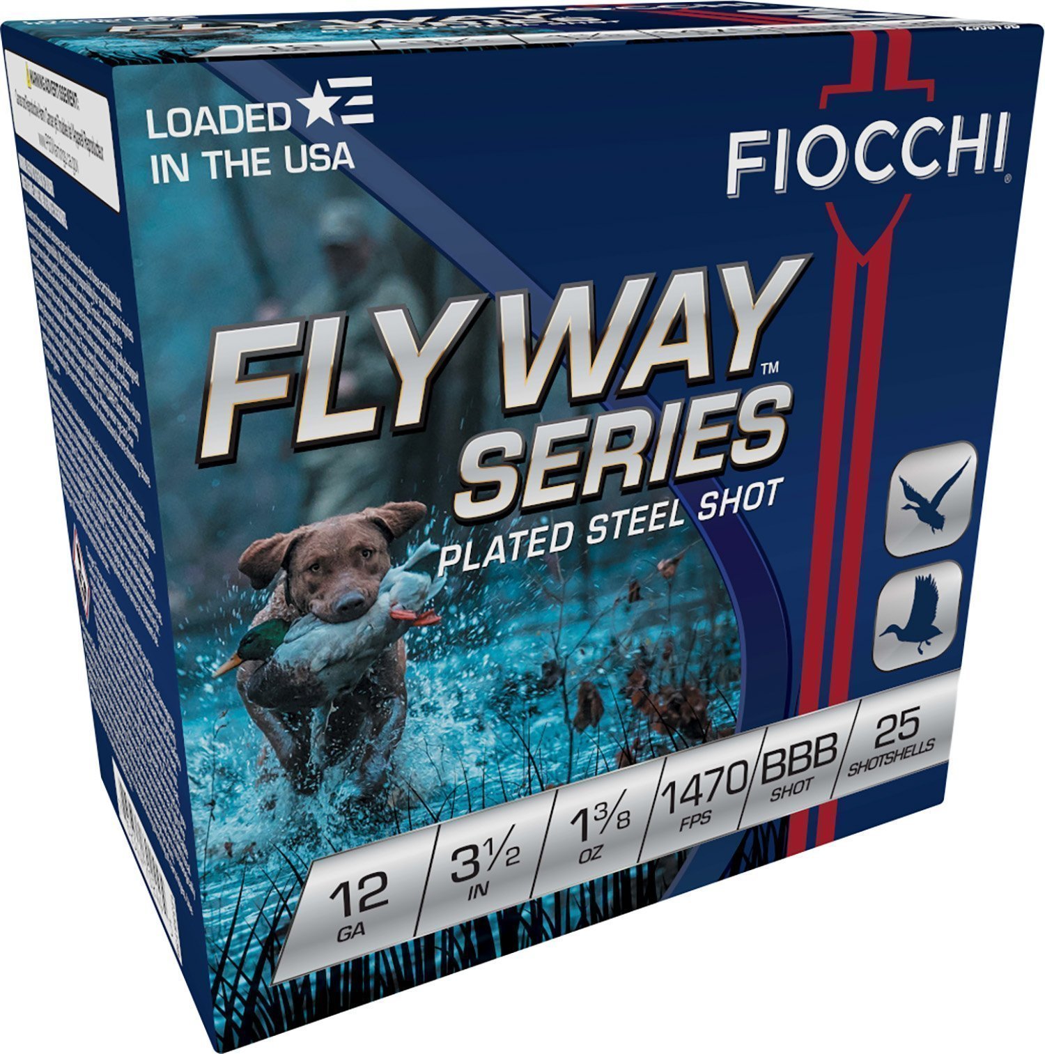Fiocchi Flyway 12 Gauge 3-1/2in 1-3/8 oz BBB steel shotshells