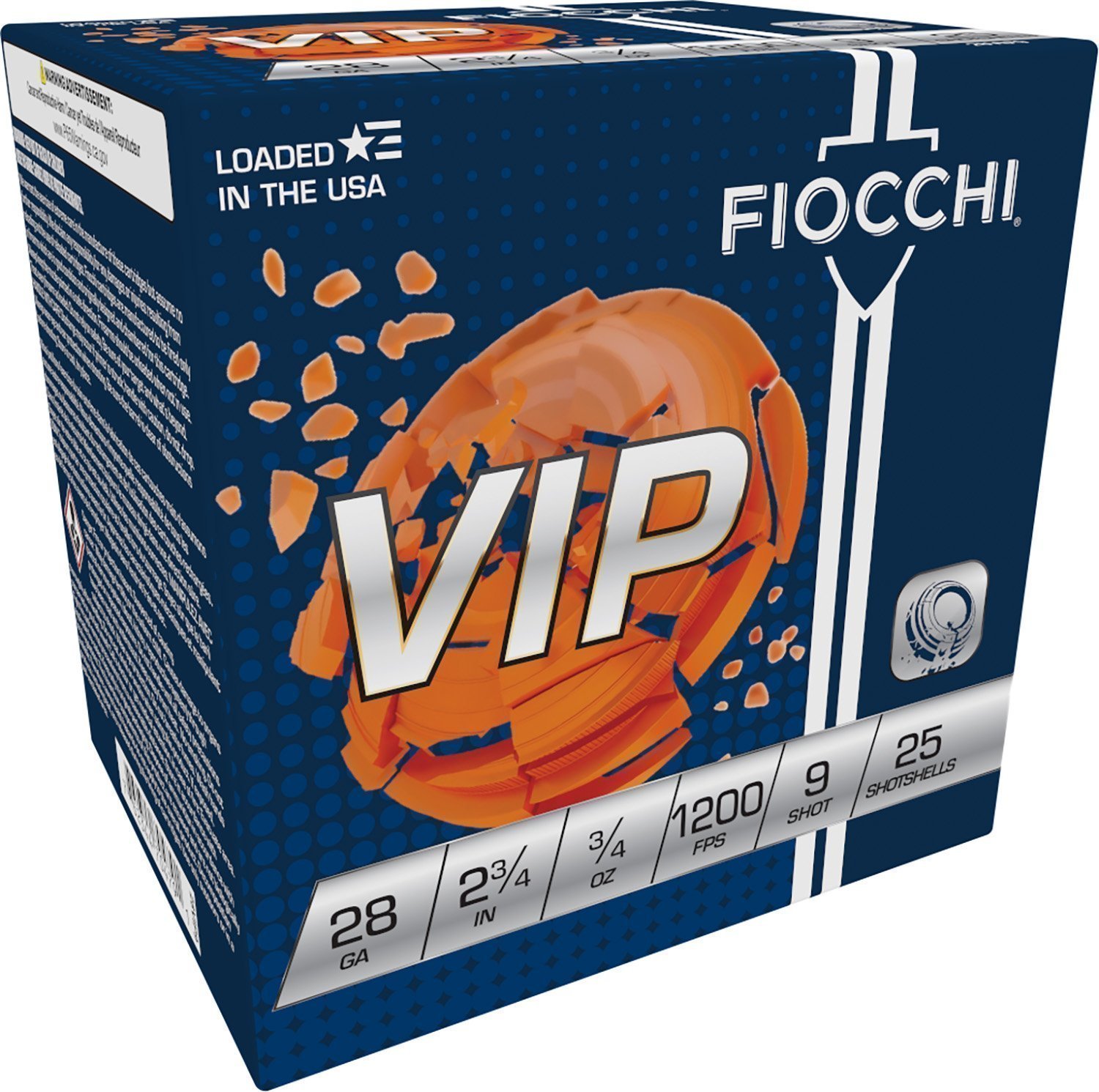 Fiocchi Exacta Target VIP 28 Gauge 2.75 in 3/4 oz #9 shot 25-count