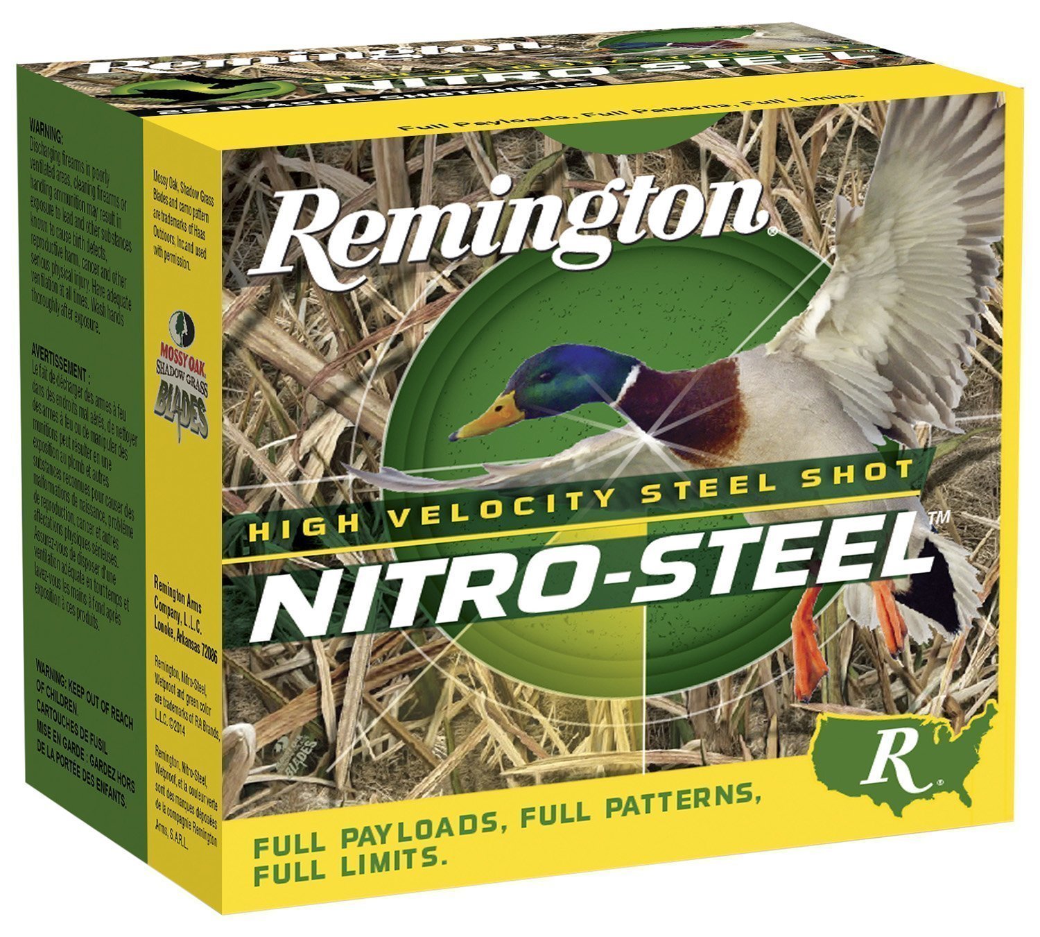 Remington Nitro-Steel 12 Gauge 3" 1-3/8 oz BB shot ammunition