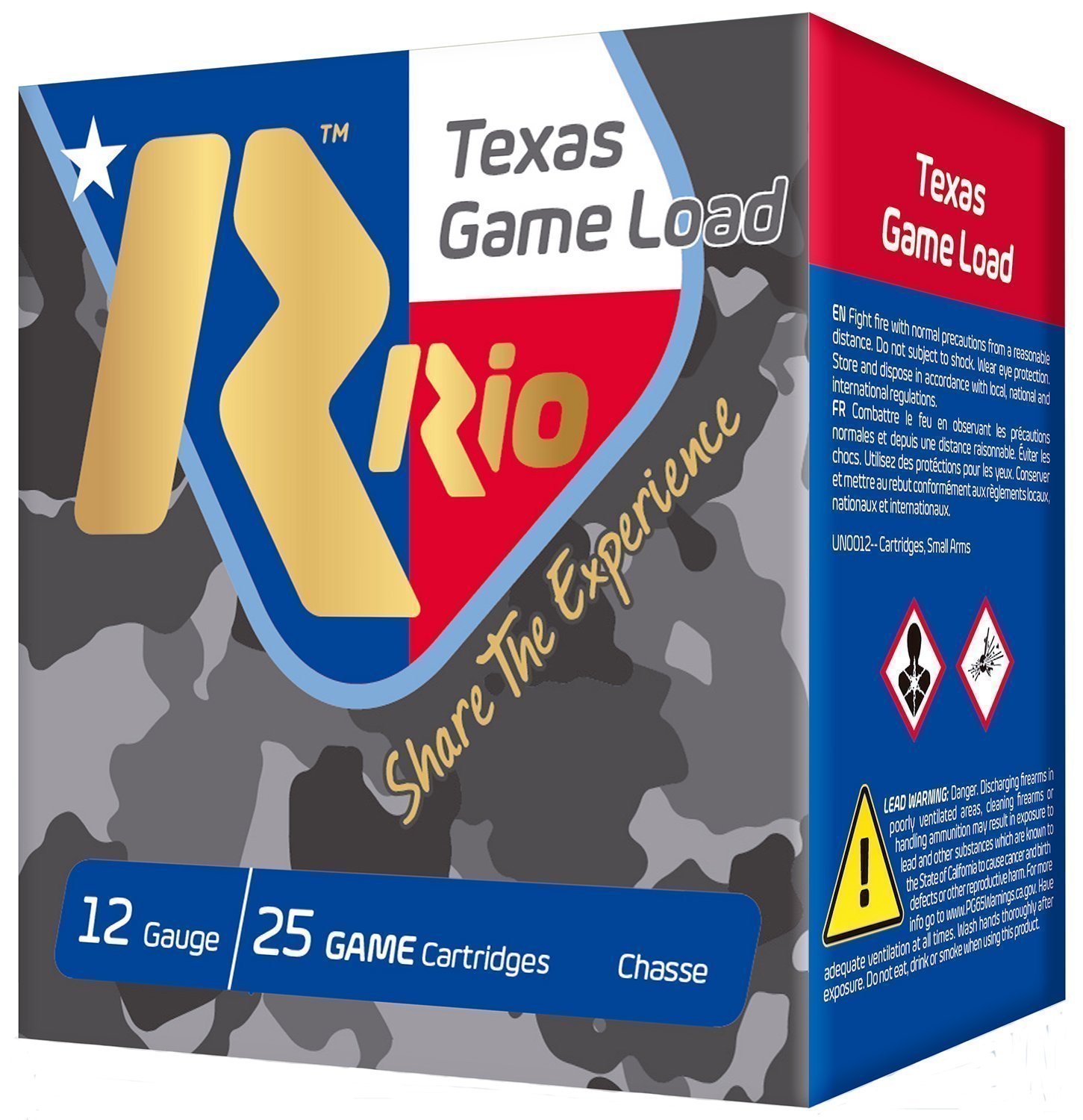 Rio Texas Game Load 12 Gauge 2.75 in 1-1/4 oz No.8 shot shells