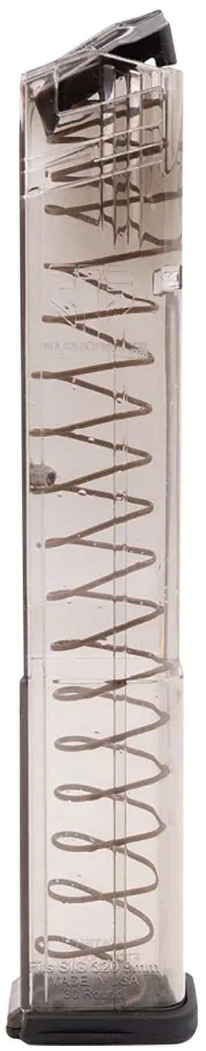 ETS Group SG932030 Pistol Mags  Clear Detachable 30rd 9mm Luger for Sig P320