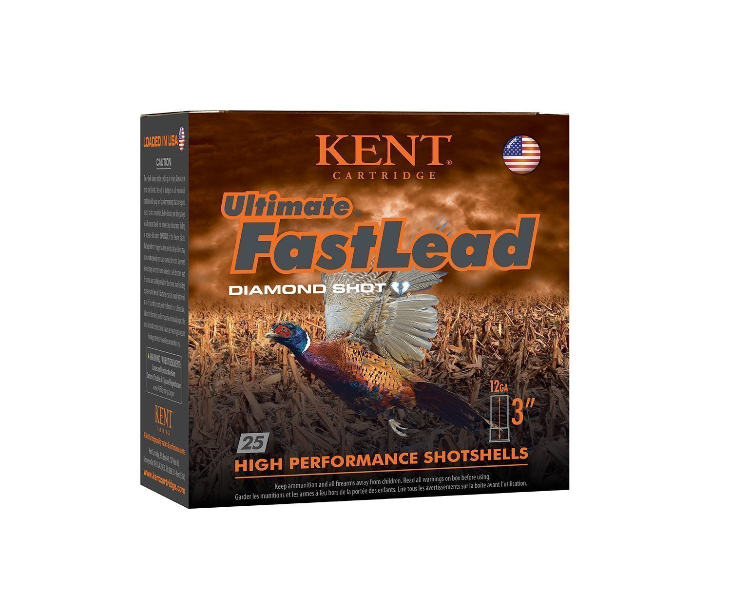 Kent Ultimate Fast Lead 12 Gauge 3in 1-3/4oz #5 lead shotshells