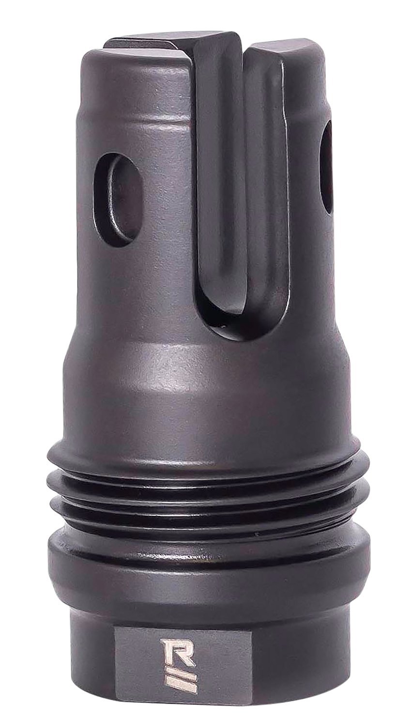 Rugged Suppressor FH008 R3 Flash Mitigation Black with M15x1 Threads & 2.13" OAL for 7.62mm Radiant762, Surge762, Razor762 & Micro30 Suppressors