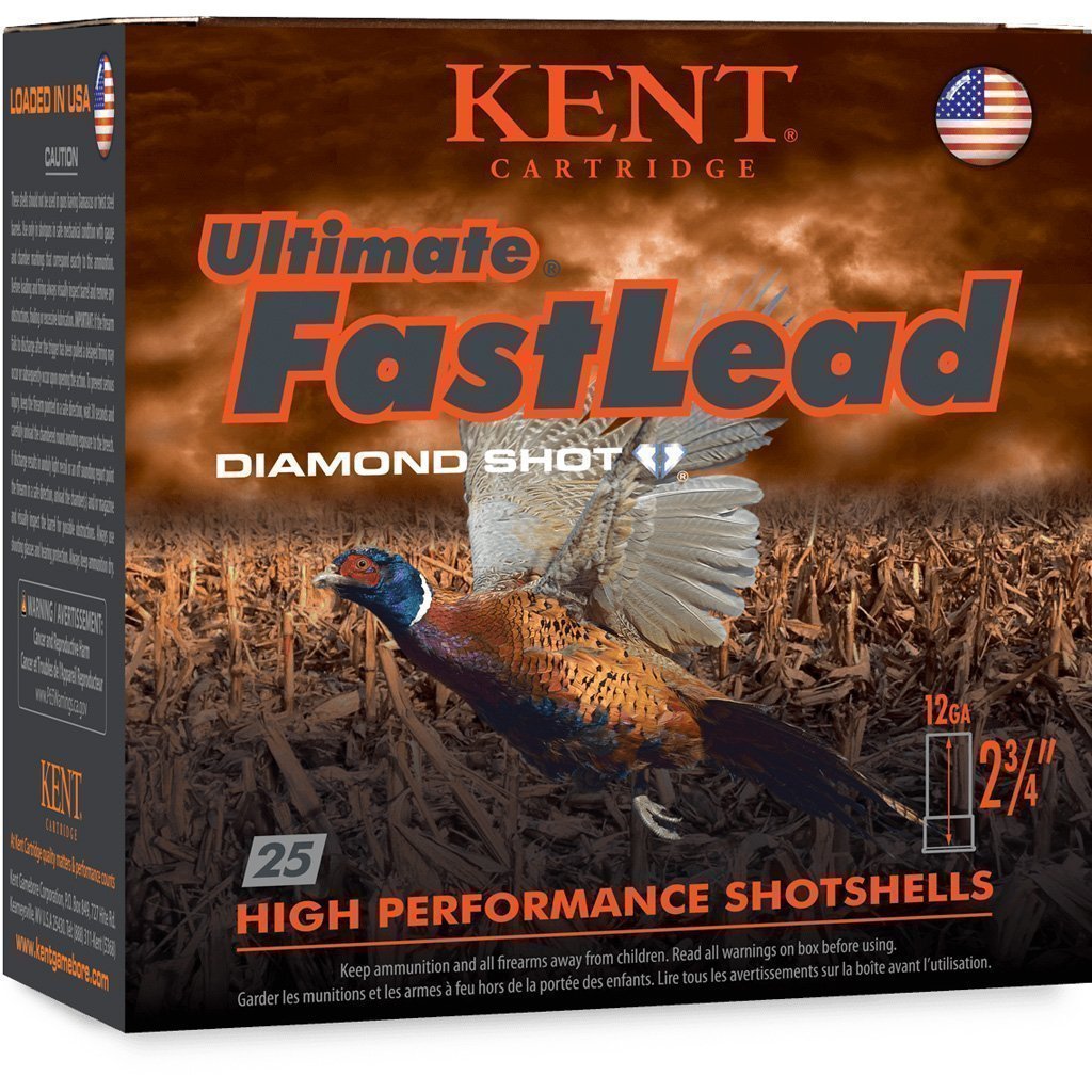 Kent Cartridge Ultimate Fast Lead 12 Gauge 1-1/4 oz #4 lead shot ammunition
