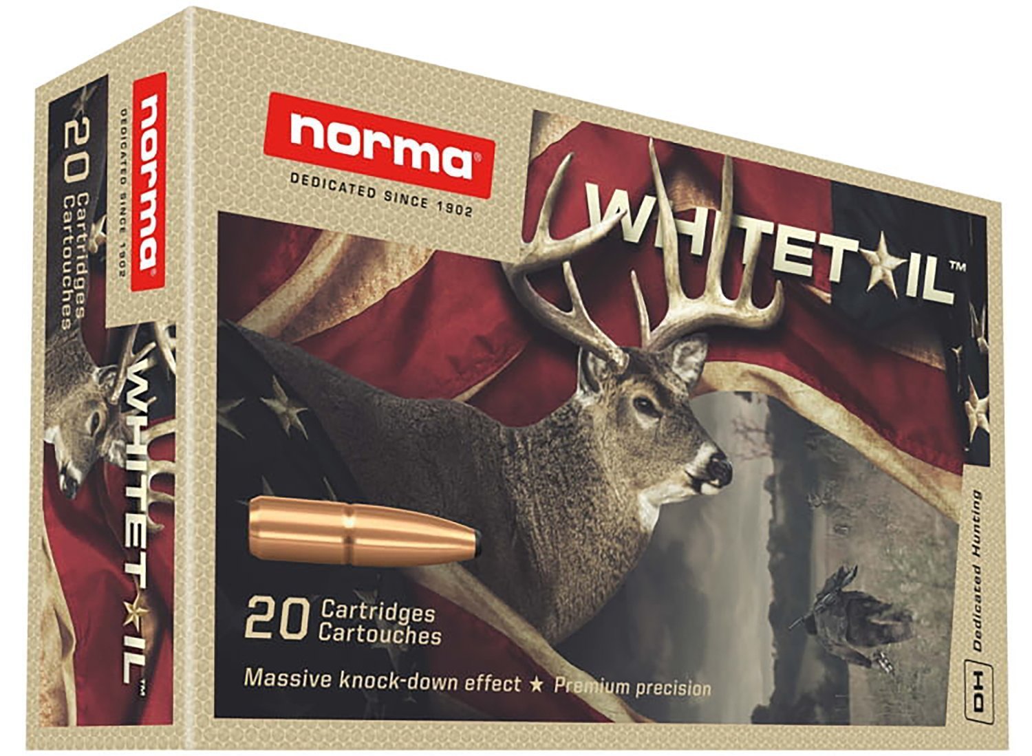 Norma Whitetail 7mm Rem Mag 150-grain Pointed Soft Point ammunition