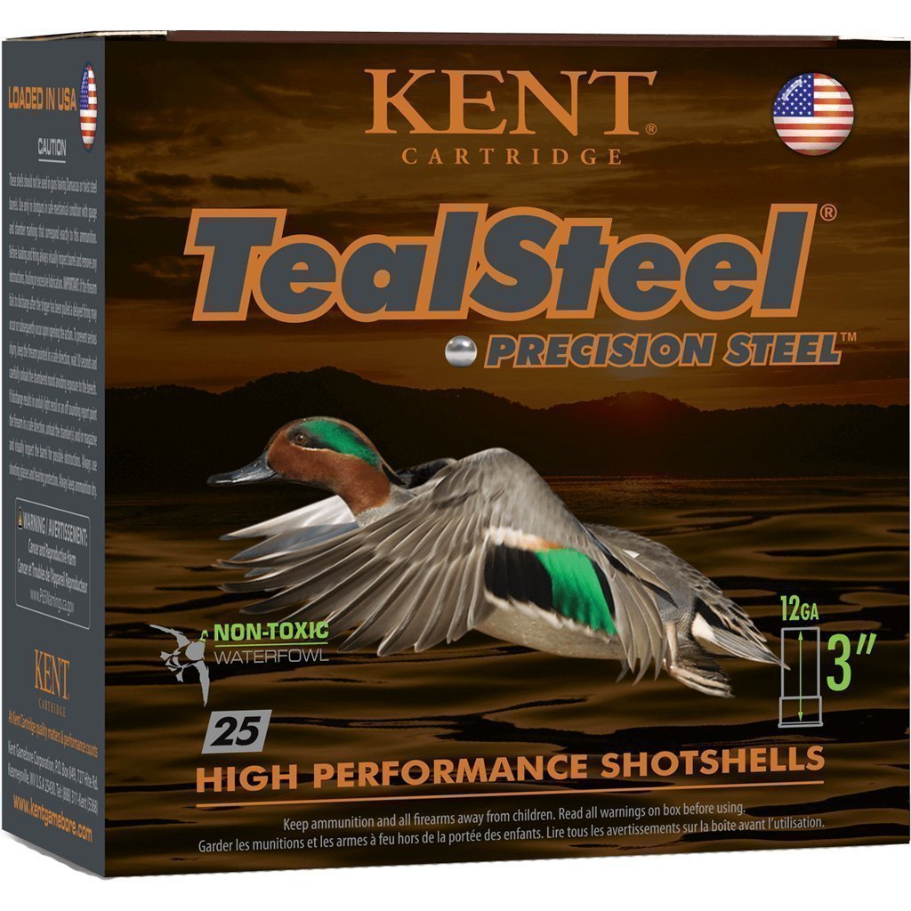 Kent TealSteel 12 Gauge 3-inch 1-1/4 oz #5 Precision Steel shotshells