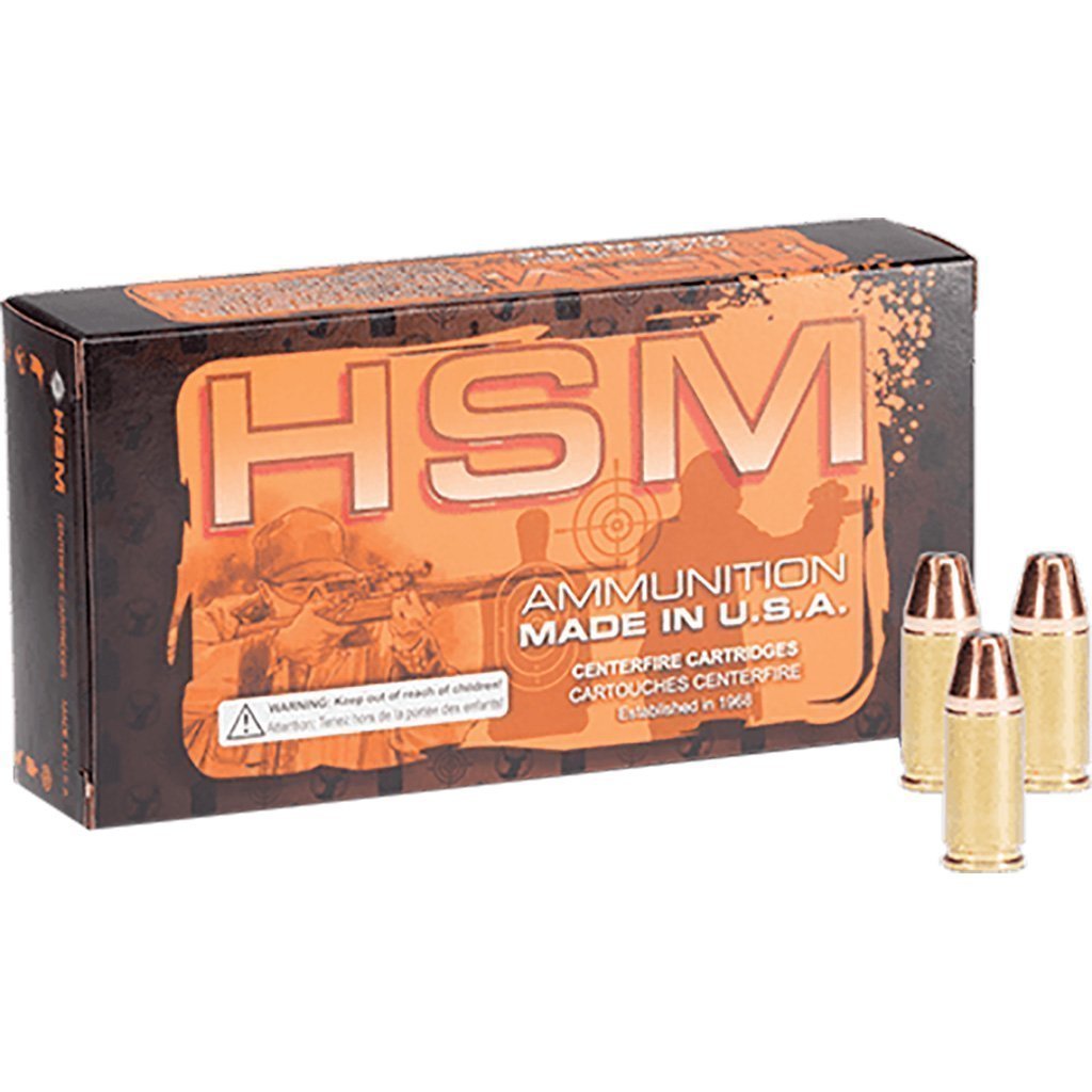 HSM Self Defense 45 ACP 230-grain HP Mag. ammunition 50 rd.