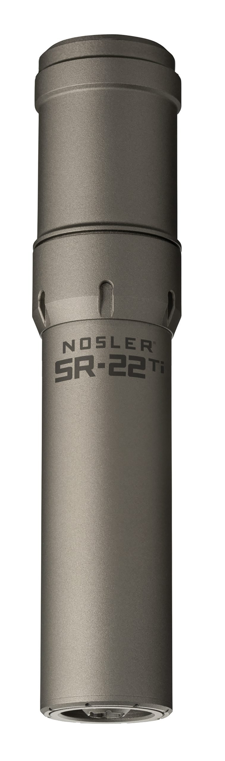Nosler SR-22 Ti suppressor titanium 1/2x28 .22 LR 7.53in gray