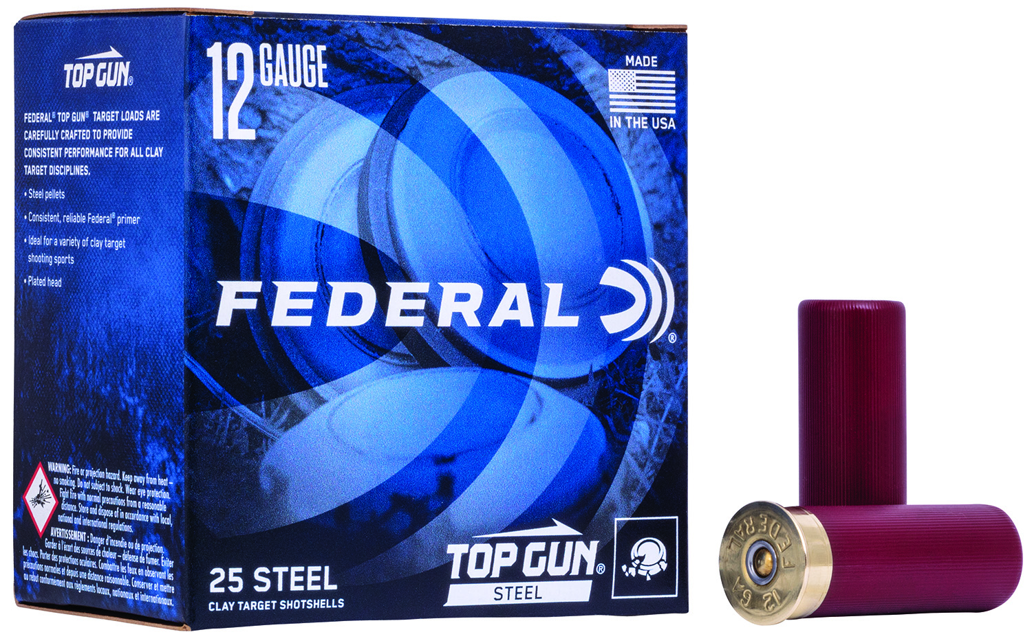 Federal Top Gun Steel 12 Gauge 2-3/4 in 1-1/8 oz #7 steel shotshells