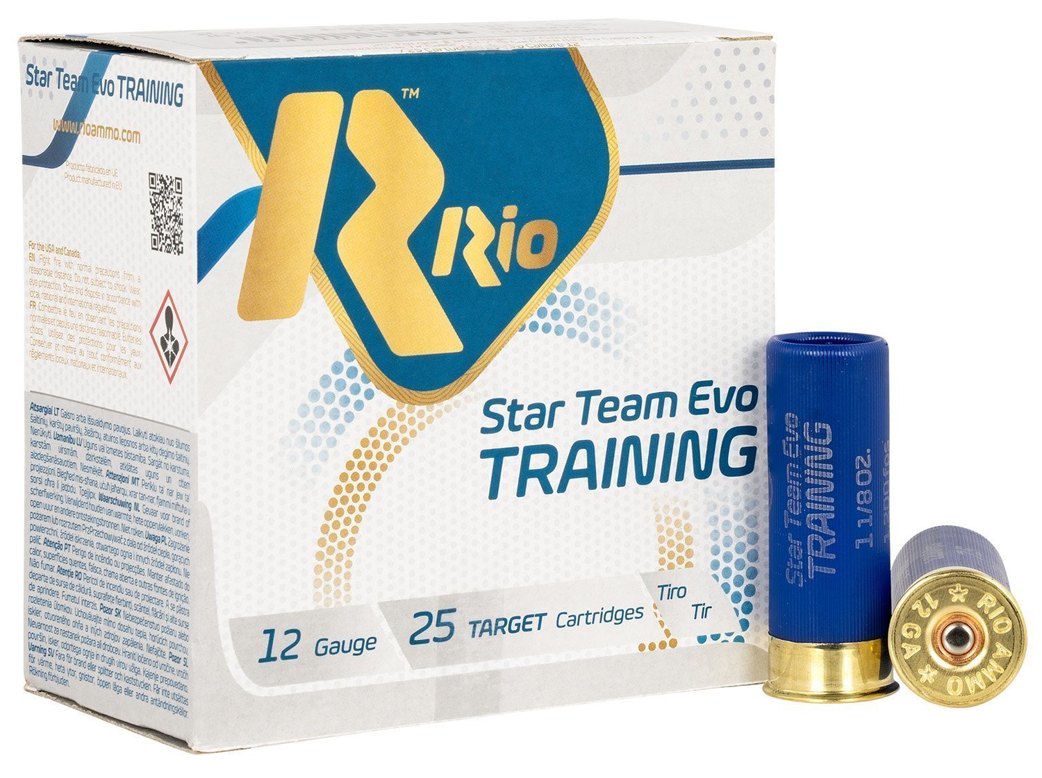 Rio Star Team Evo Training 12 Gauge 1-1/8oz 7.5 Shot ammunition