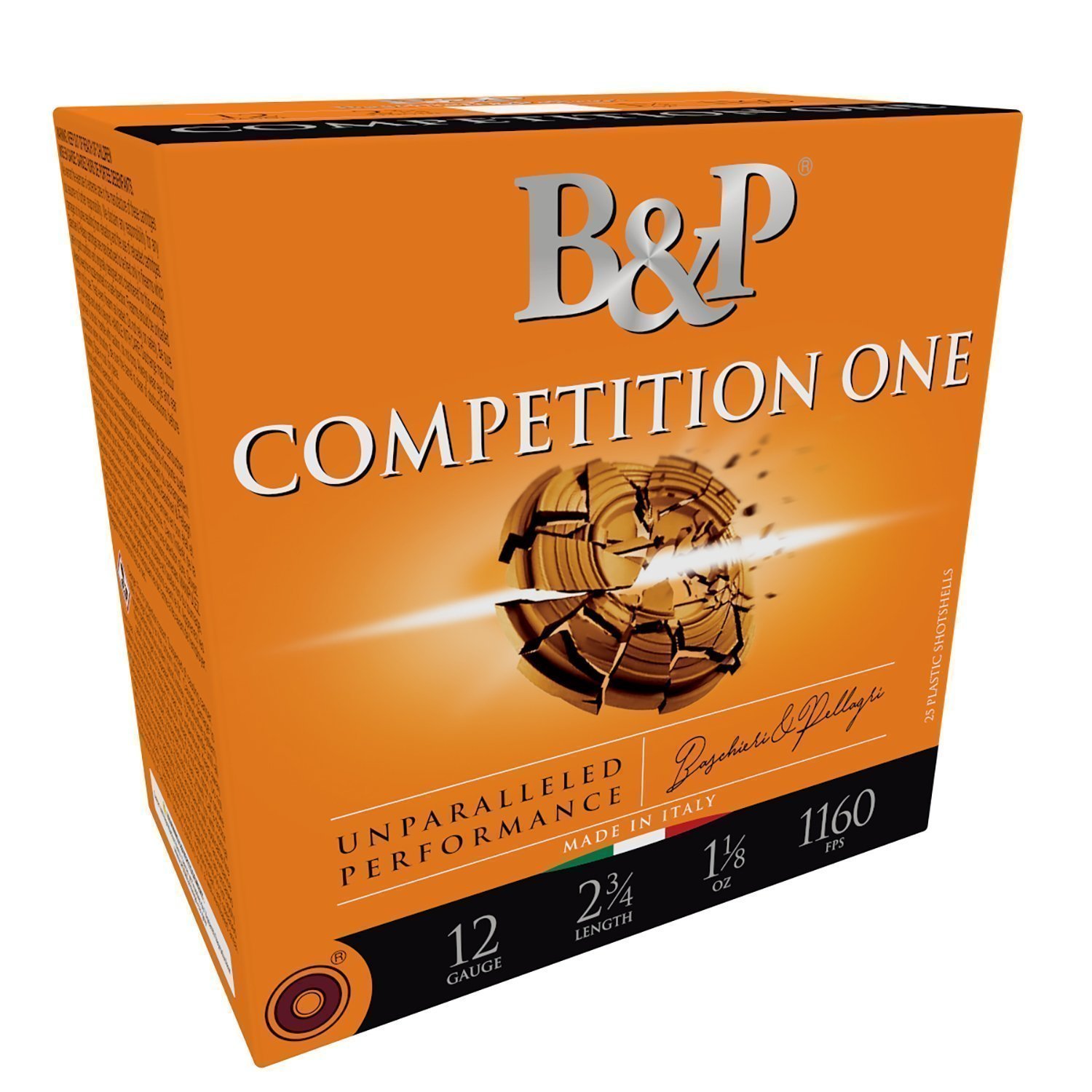 B&P Competition One 12 Gauge 2.75-inch 1 oz #9 shot shotgun shells