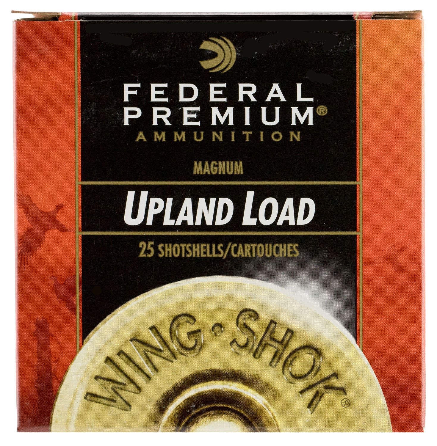 Federal Premium Wing-Shok High Velocity 12ga 3in 1-5/8 oz #5 copper-plated lead shot ammunition