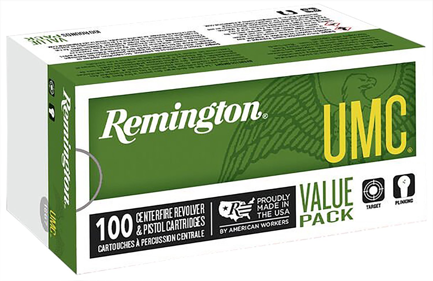 Remington UMC 40 S&W 180-grain FMJ ammunition 100rd