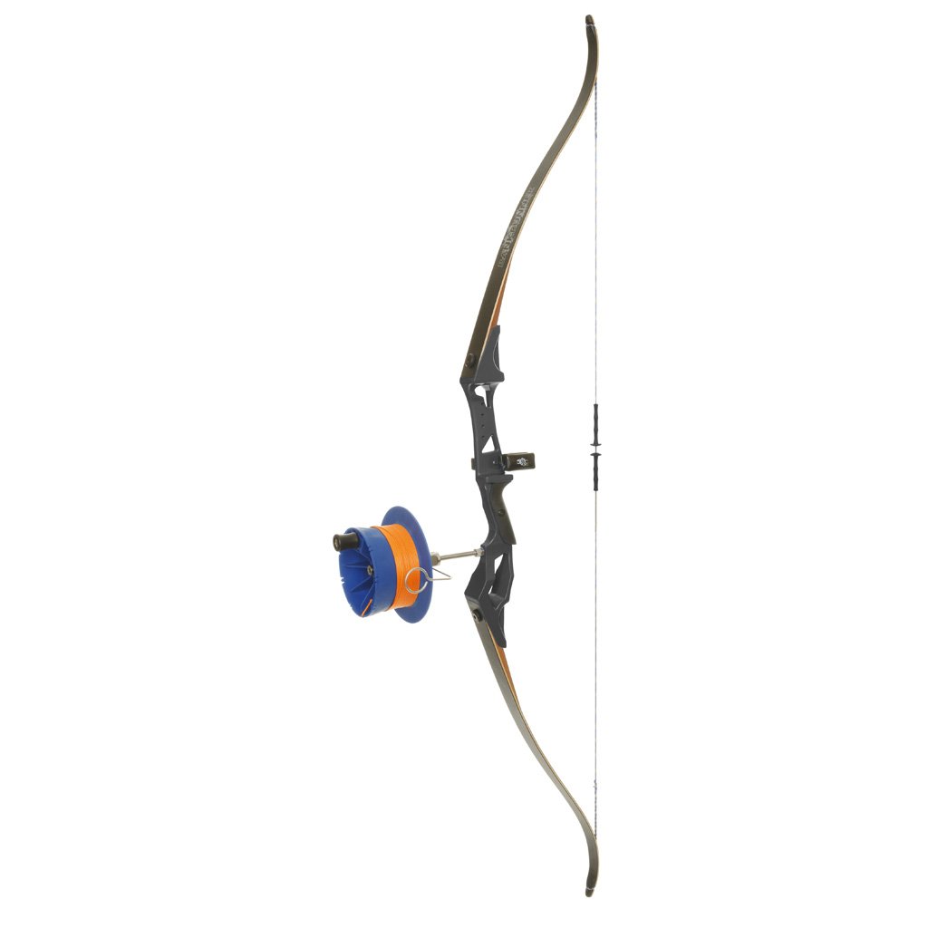 Fin Finder Bank Runner Recurve Package Black with Sidewinder Reel RH