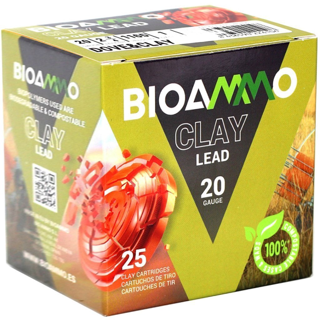 BioAmmo Dove & Clay 20 ga 1 oz #9 lead shot 25/ct