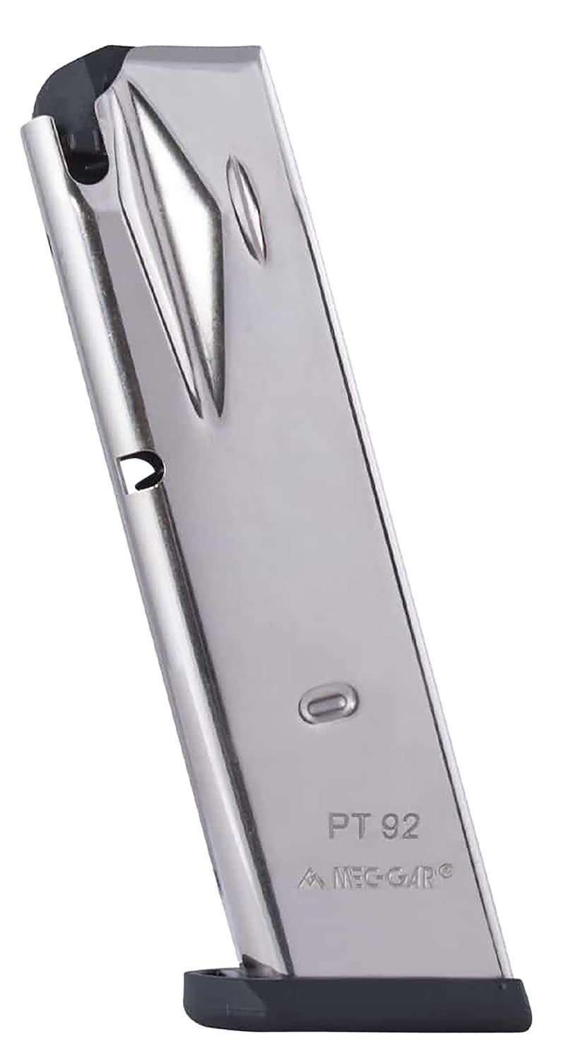 Mec-Gar PT9215N Taurus PT92/99 15rd 9mm Compatible w/ Taurus PT92/99 Nickel