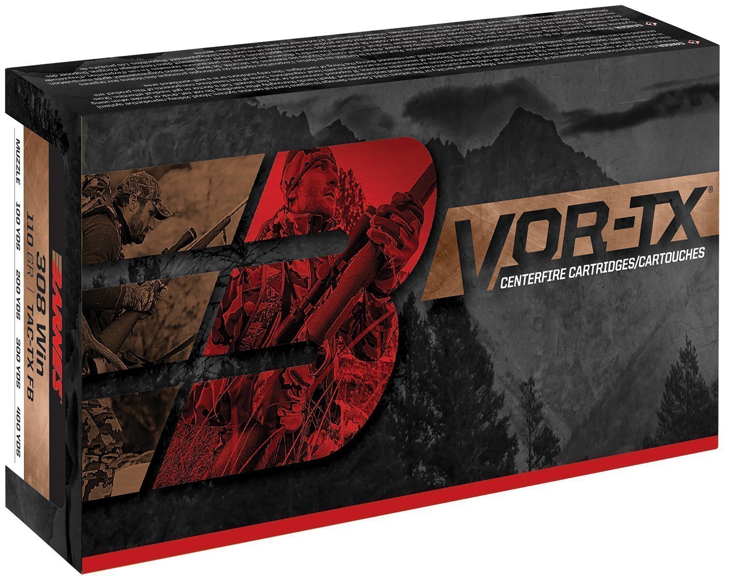 Barnes VOR-TX .224 Valkyrie 77gr LRX Boat Tail ammunition 20 per box