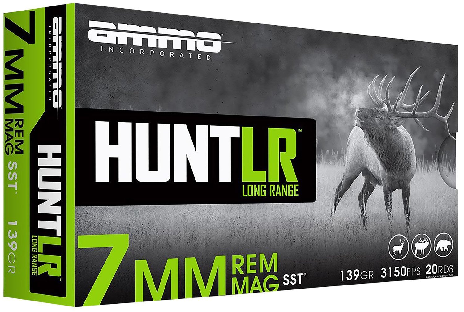 Ammo Inc Signature Hunt 7mm Remington Magnum 139-grain Super Shock Tip (SST) ammunition