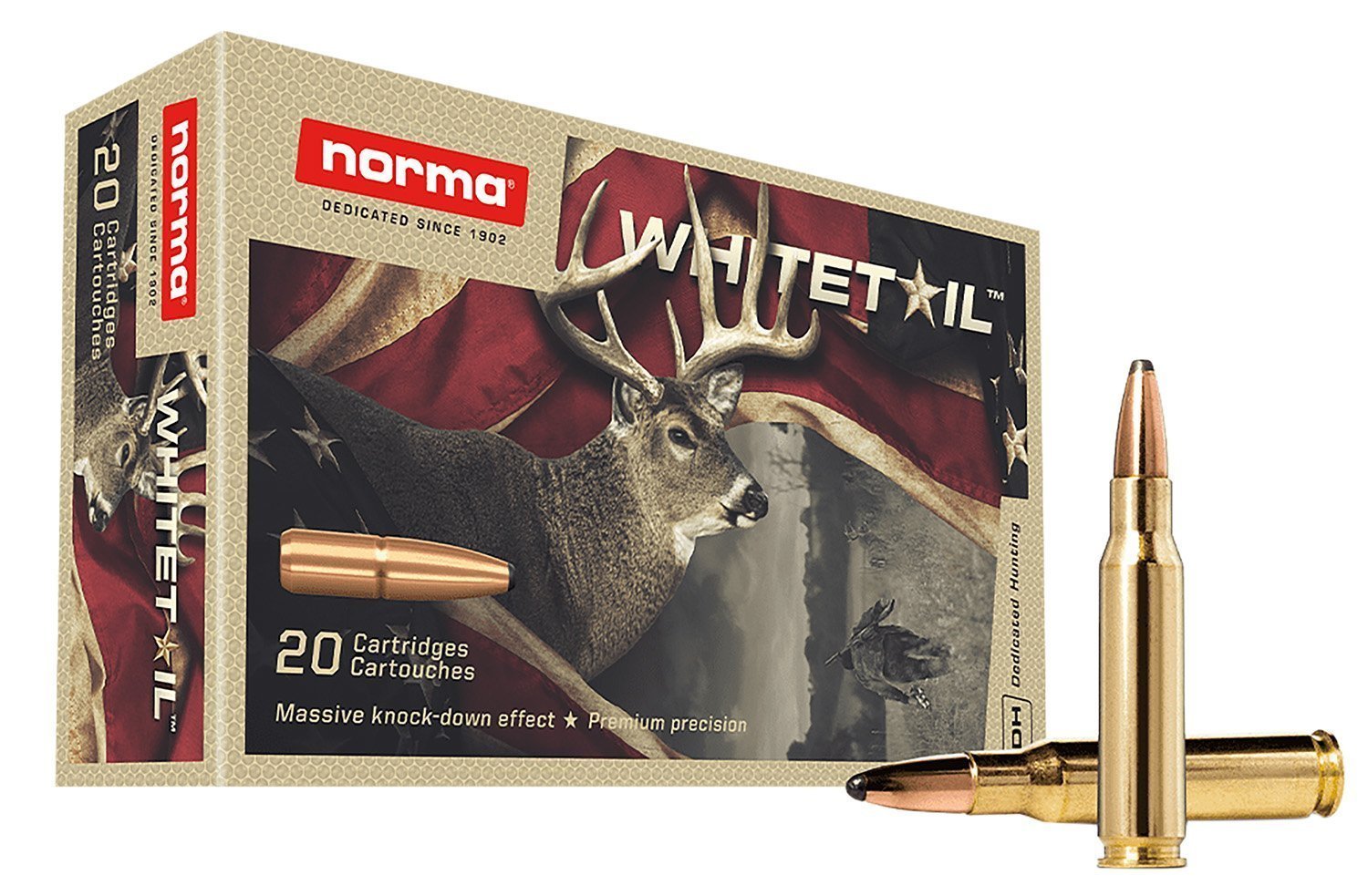 Norma Whitetail 30-30 Win 150-grain Soft Point (SP) ammunition