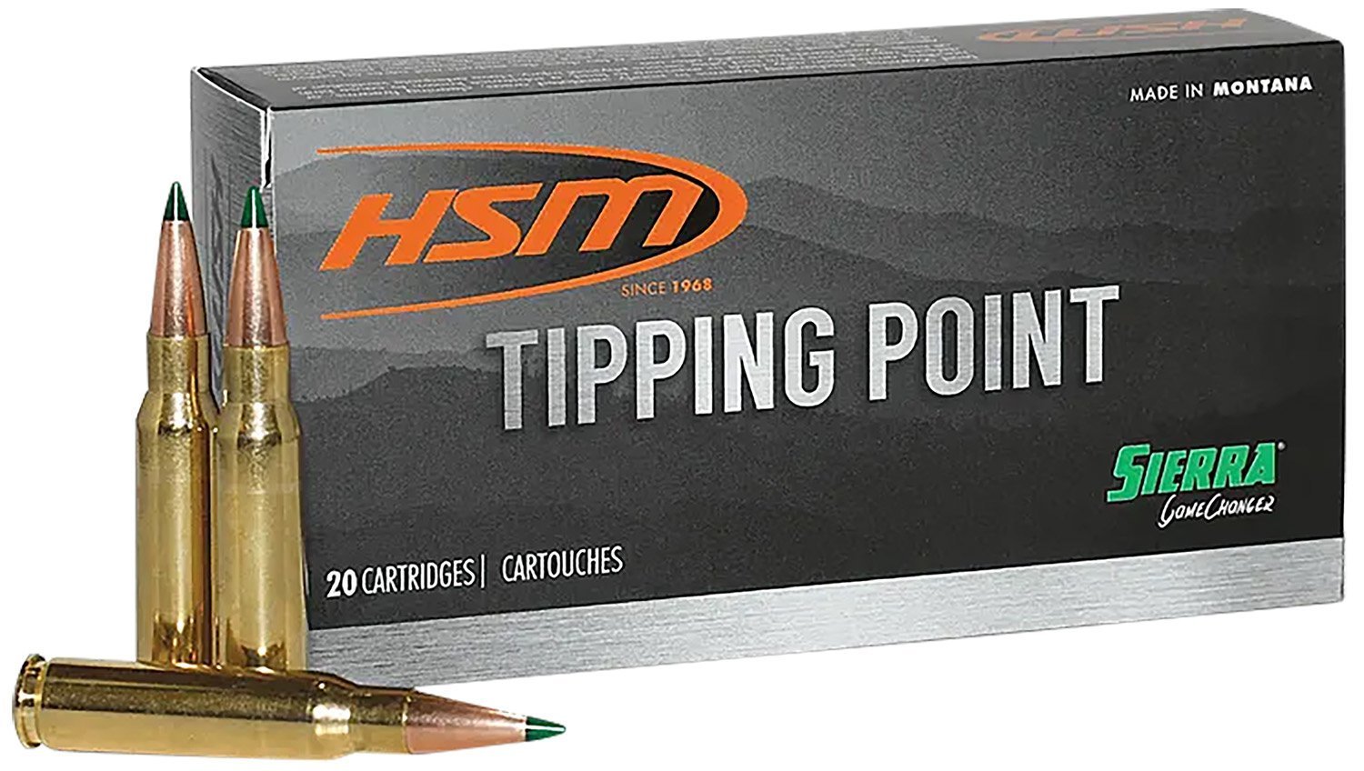 HSM Tipping Point 7mm Remington Magnum 162-grain ammunition