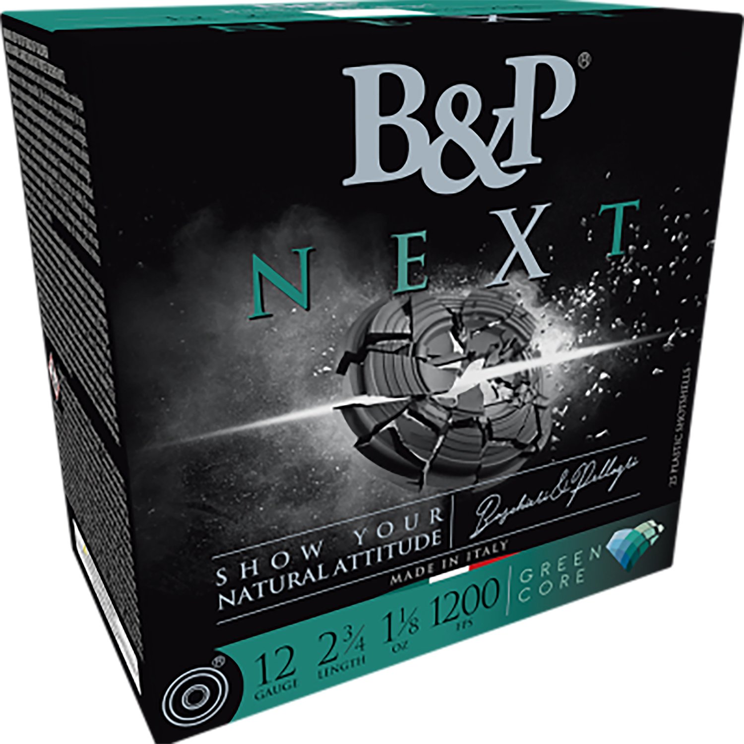 B&P NEXT 12 Gauge 2.75in 1-1/8oz #7.5 shot shotgun shells