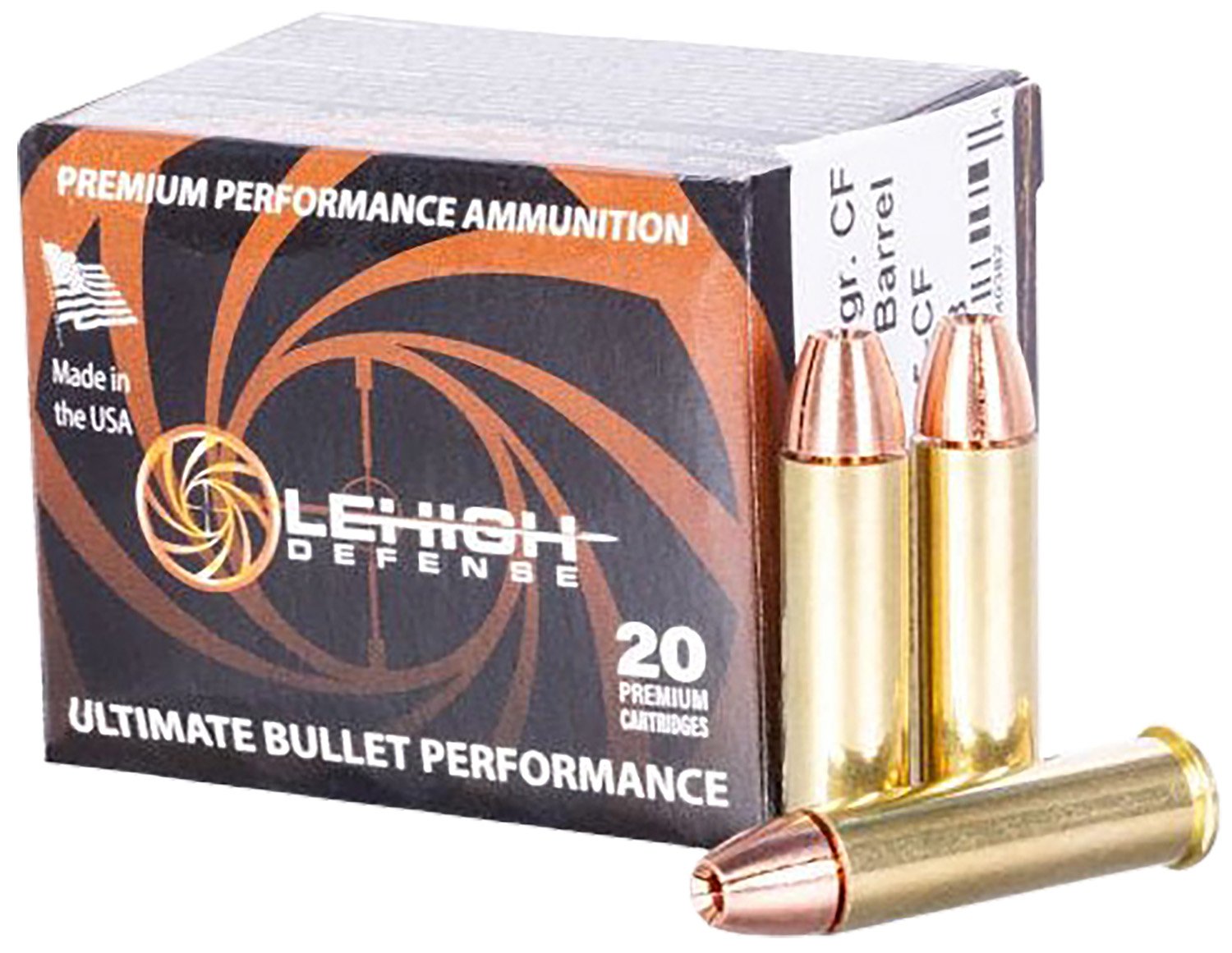 Wilson Combat LA357125CF 357 Magnum 125-grain Lehigh Controlled Fracturing ammunition