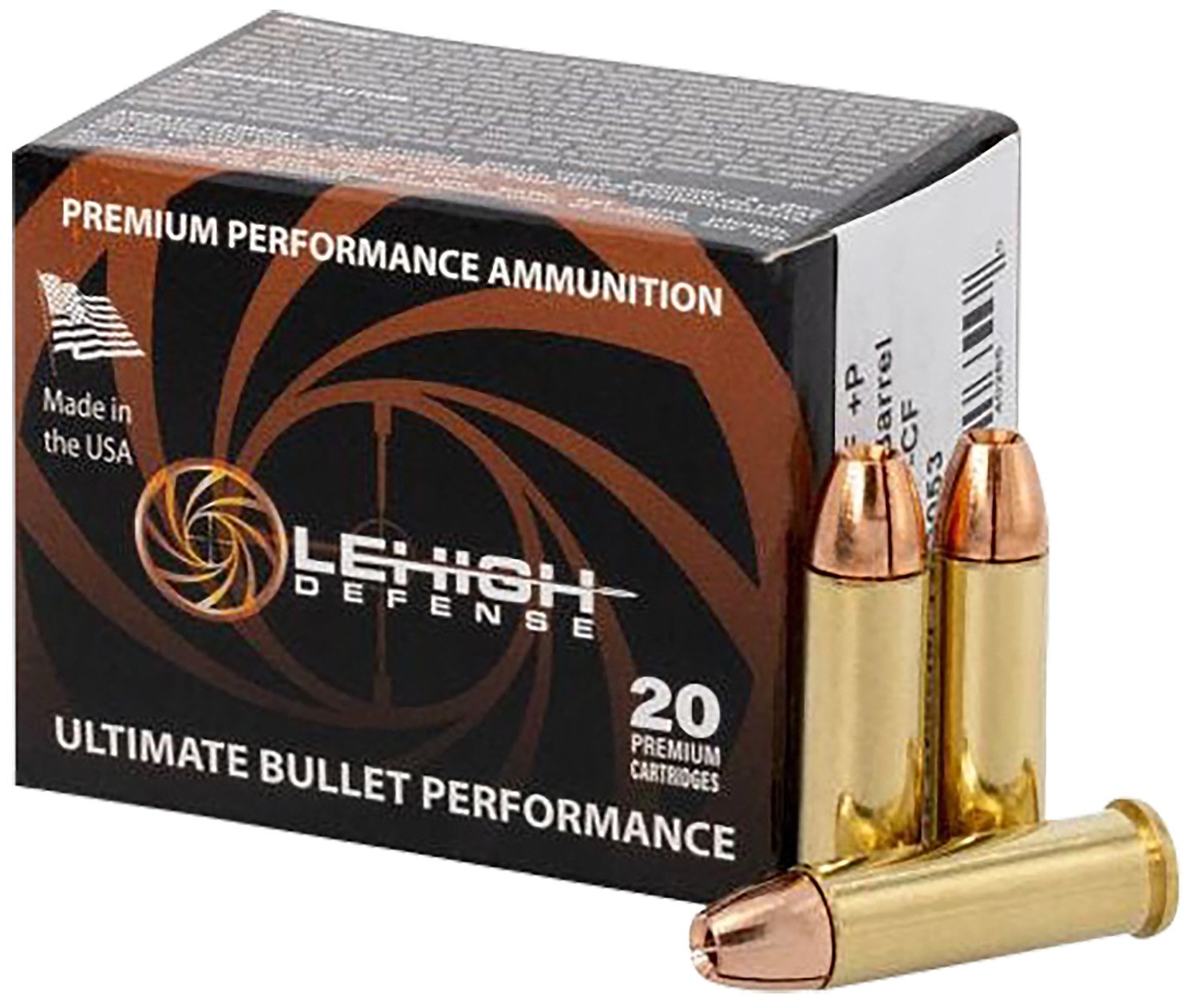Wilson Combat LA38SP125CF .38 Special +P 125-grain Controlled Fracturing ammunition