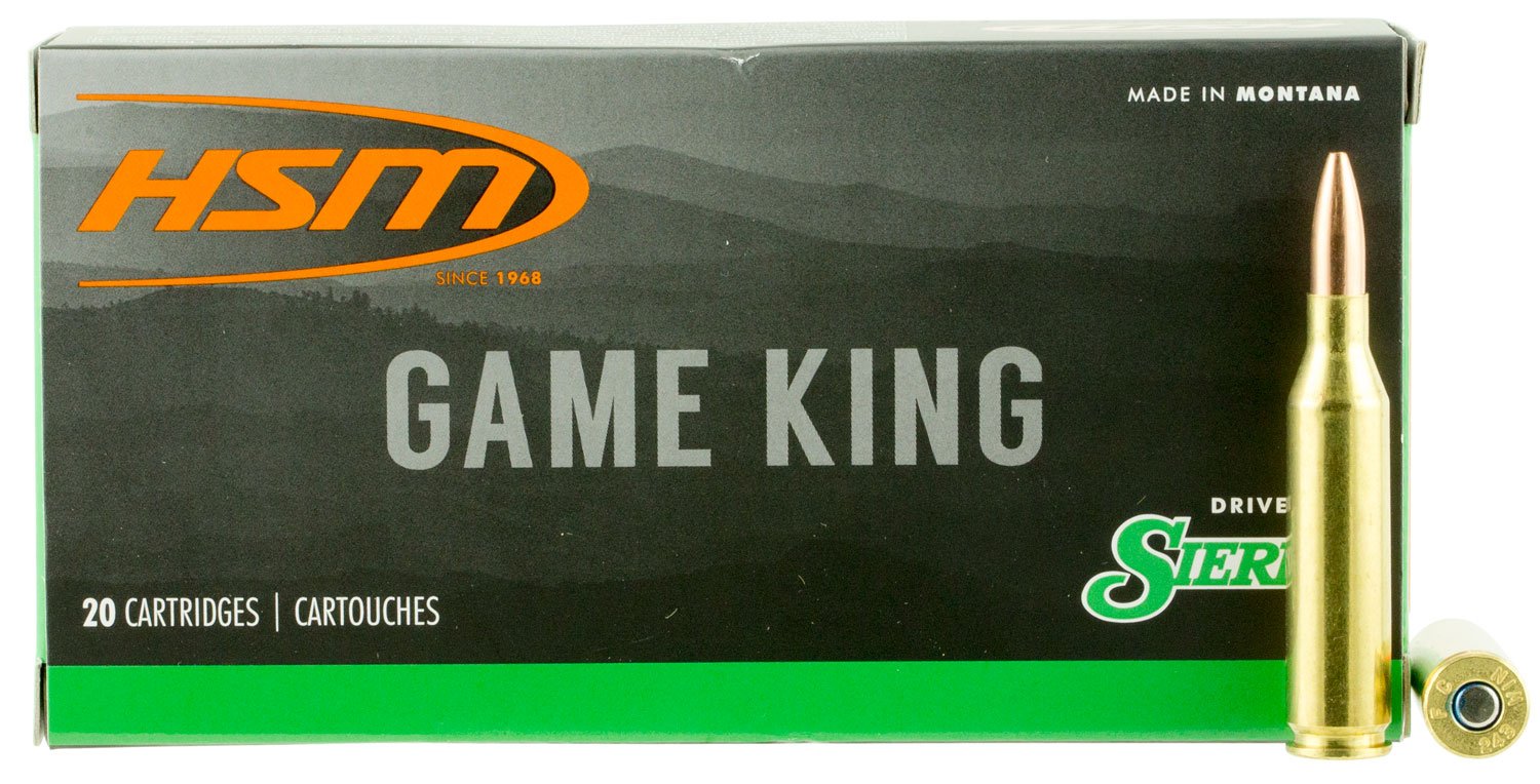 HSM 2439N Game King .243 Winchester 85-gr Sierra GameKing Spitzer Boat-Tail ammunition