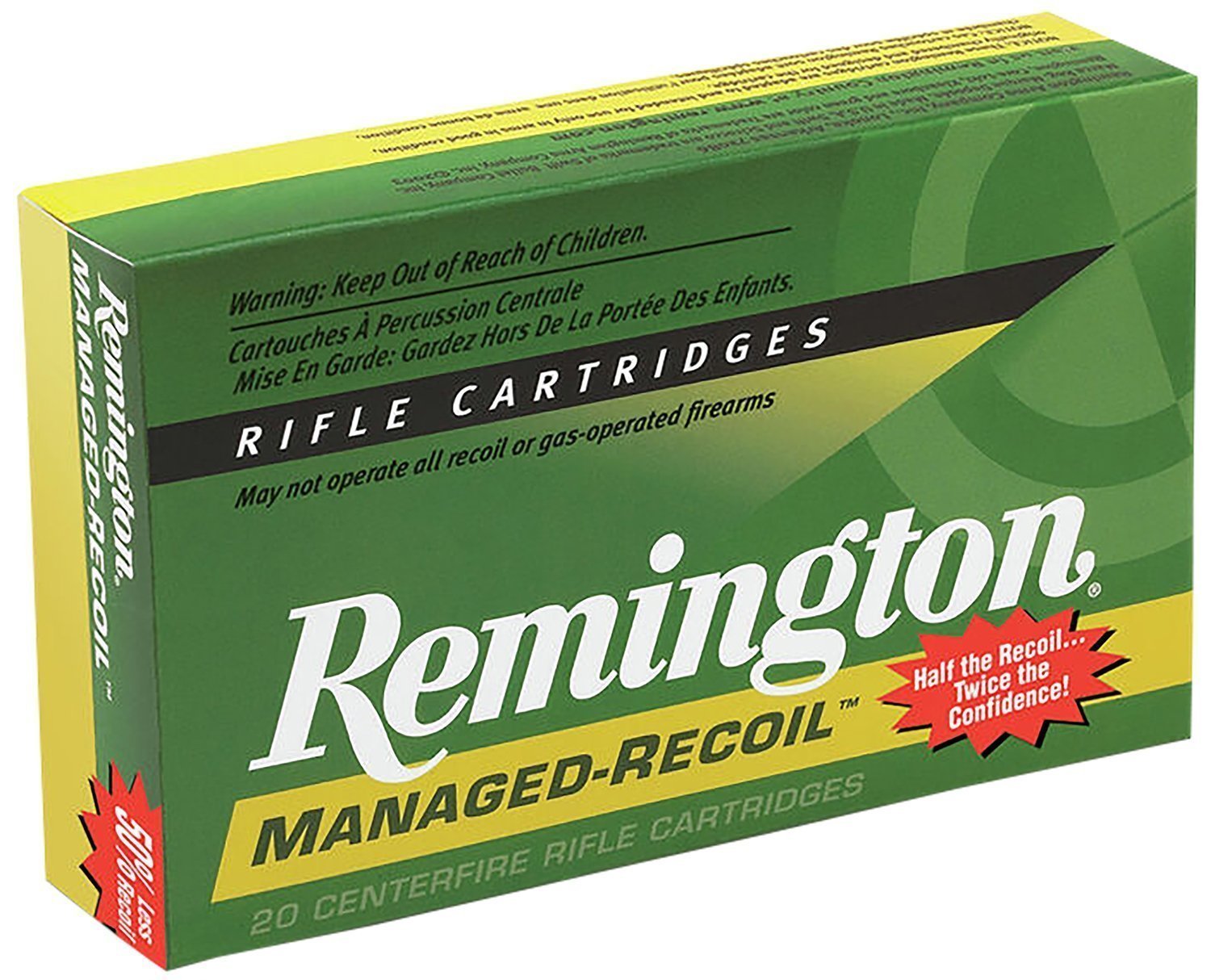 Remington Managed-Recoil 30-30 Winchester 125-grain Core-Lokt soft point ammunition