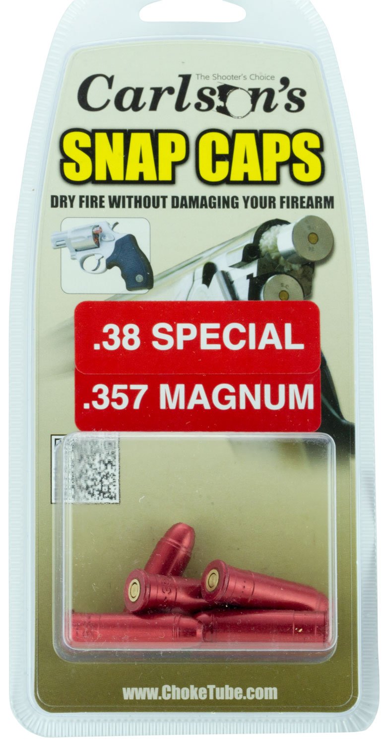 Carlsons Snap Caps .38 Special/.357 Magnum aluminum 6-pack snap caps
