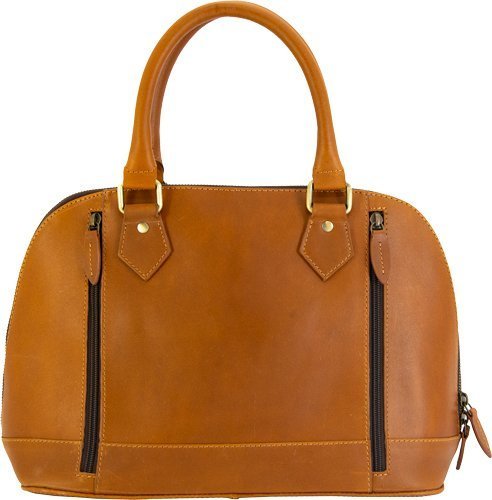CAMELEON S&W CLASSIC SATCHEL - CONCEALED CARRY PURSE BROWN