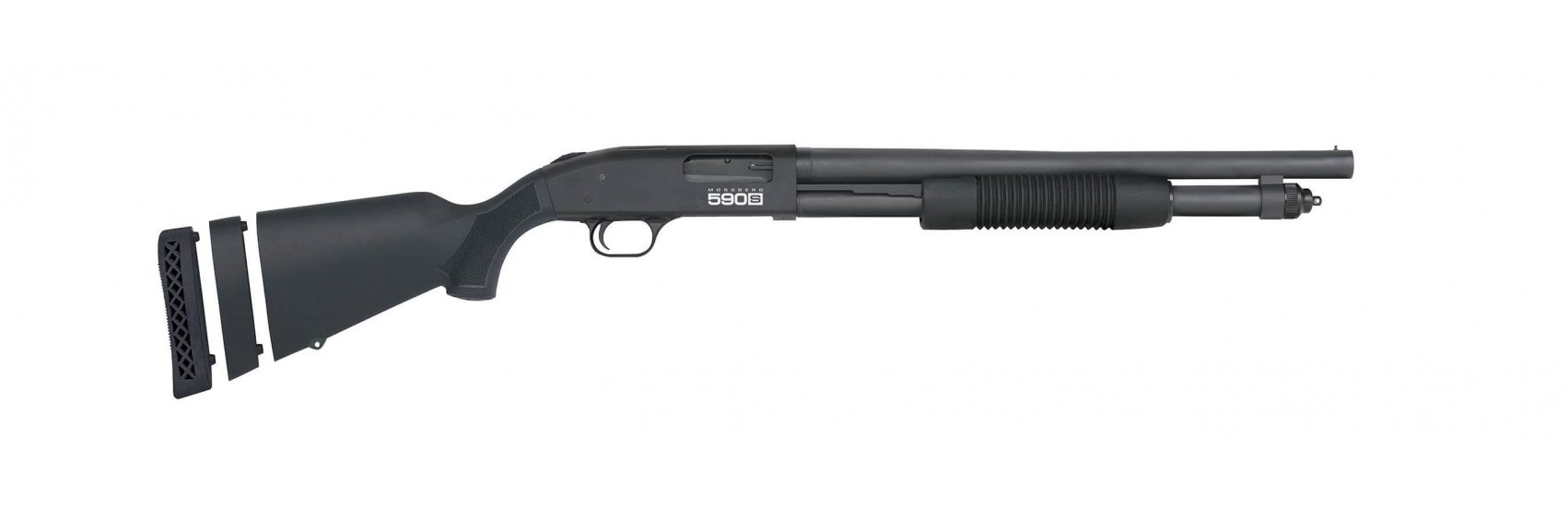 Mossberg 590S 12 Gauge 18.5in pump-action Super Bantam shotgun