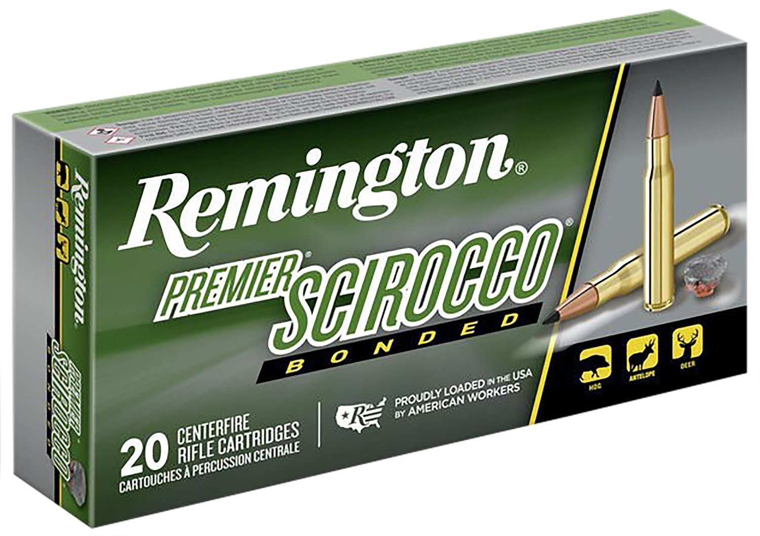Remington Premier Scirocco Bonded 30-06 Springfield 150-grain Swift Scirocco Bonded ammunition