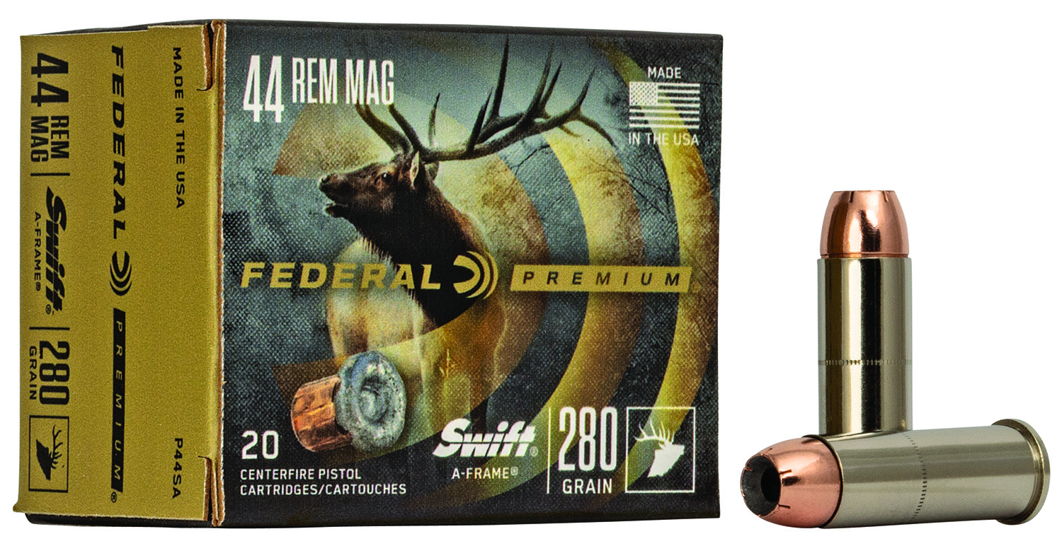 Federal Premium Vital-Shok .44 Magnum 280-grain Swift A-Frame ammunition