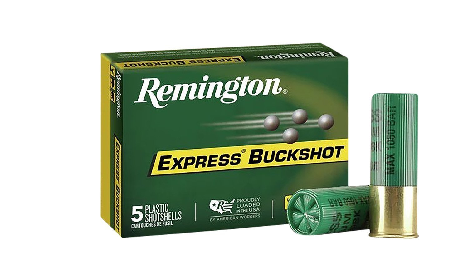Remington Express Buckshot 12 Gauge 2.75 in 12-pellet #0 Buckshot ammunition