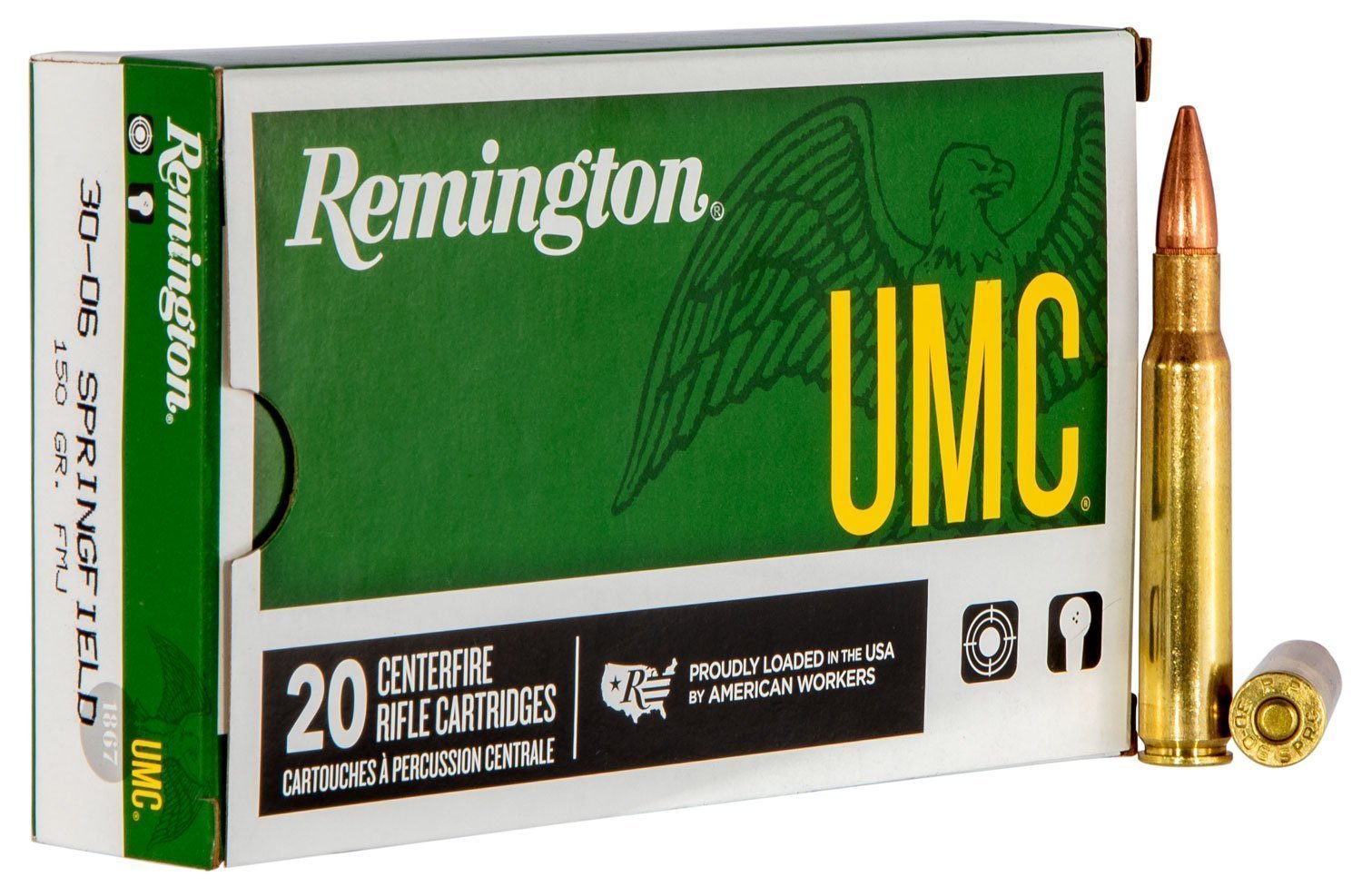 Remington UMC .30-06 Springfield 150-grain FMJ ammunition