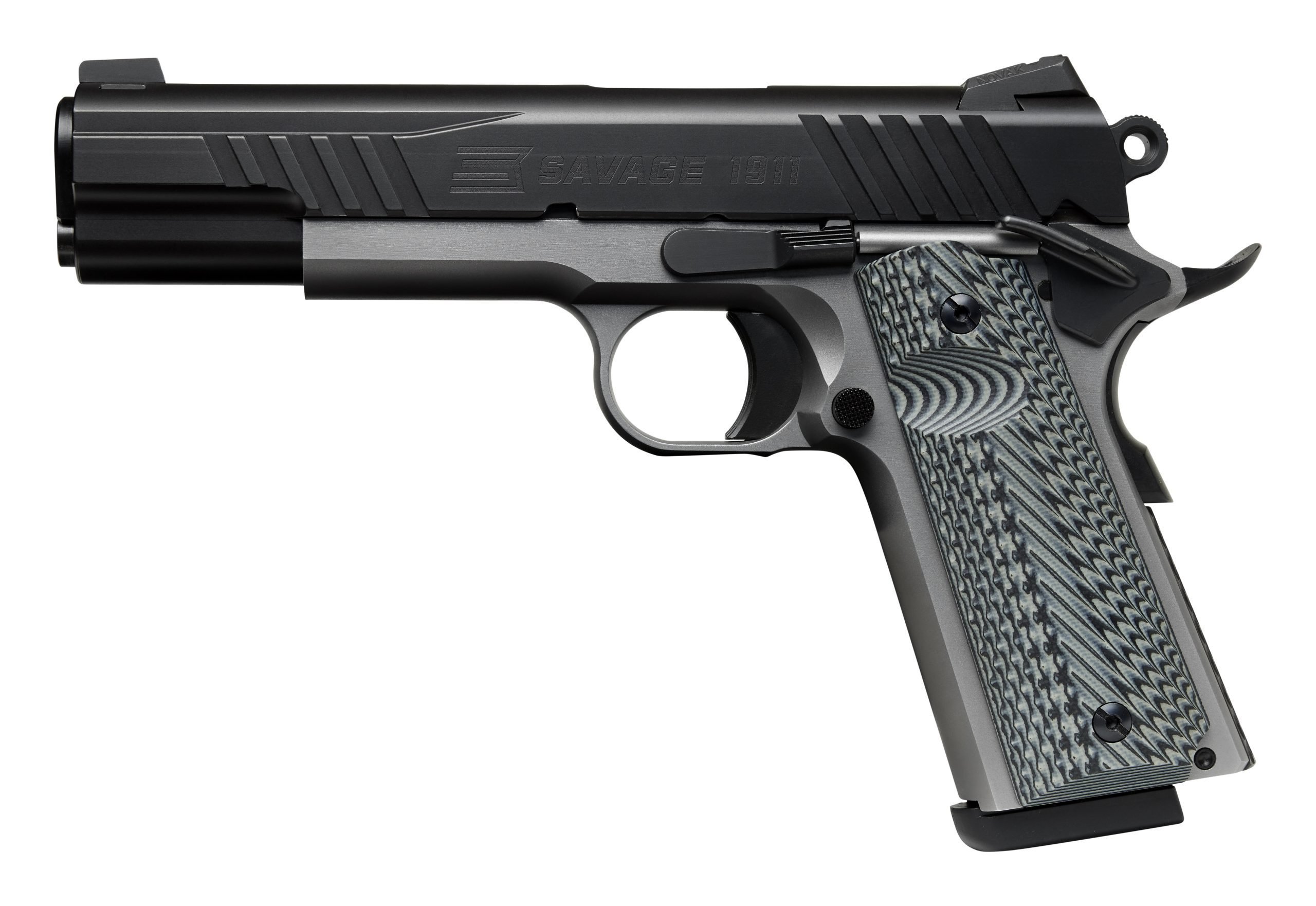 Savage 1911 Government 9mm 5-inch two-tone pistol