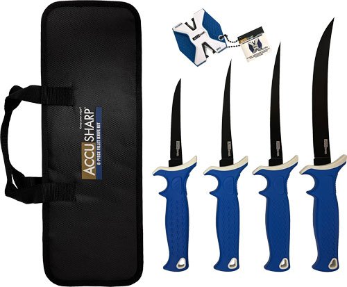 AccuSharp 737C fillet knife kit 4.75/5.50/6.50/8-inch blades