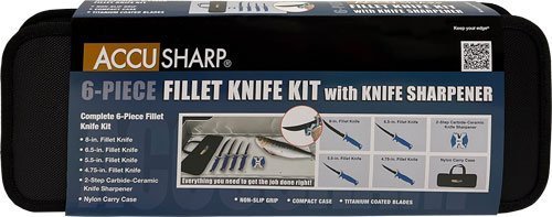 AccuSharp 737C fillet knife kit 4.75/5.50/6.50/8-inch blades