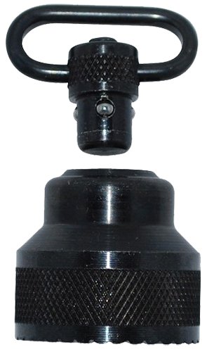 GrovTec US Inc GTSW298 Mag Cap  Set Shotgun 1" Push Button Black Oxide Moss 590/835 12 Gauge Steel