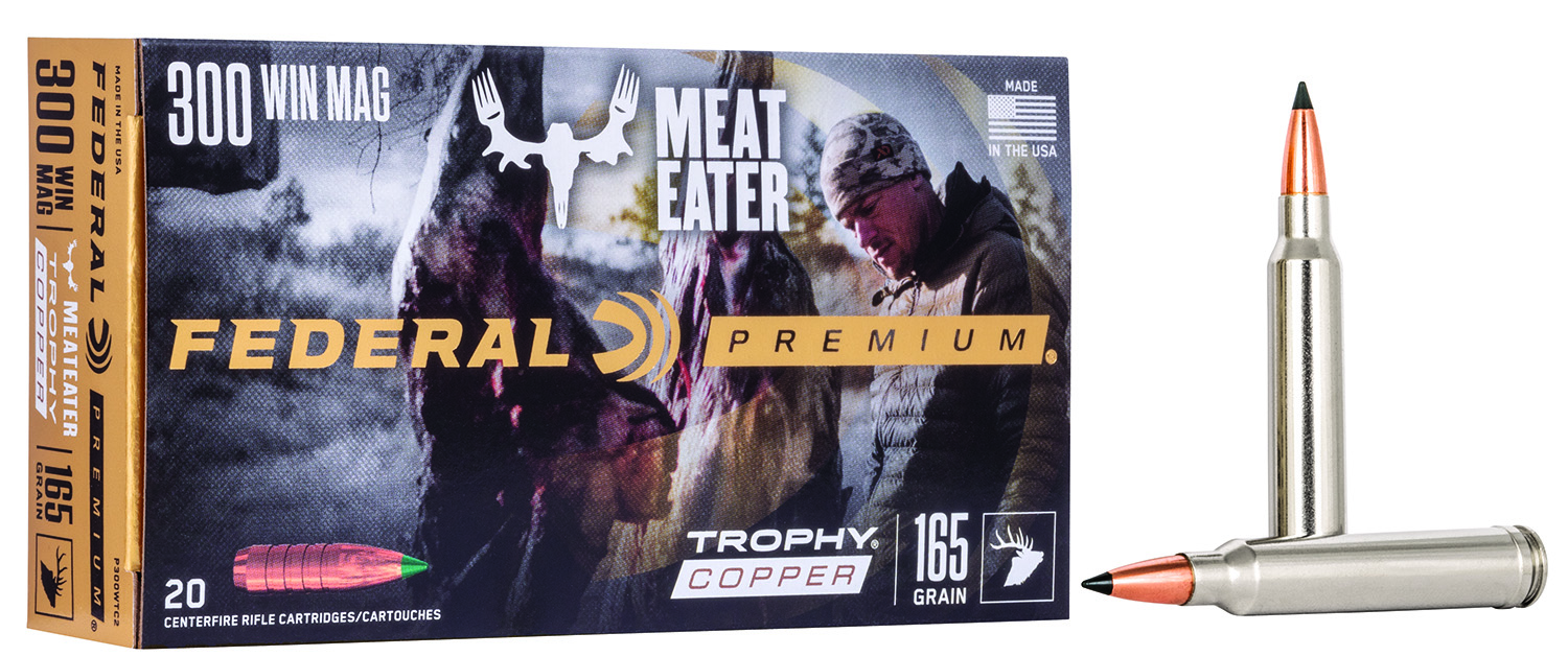 Federal Trophy Copper .300 Win Mag 165-grain Trophy Copper ammunition 20 rounds