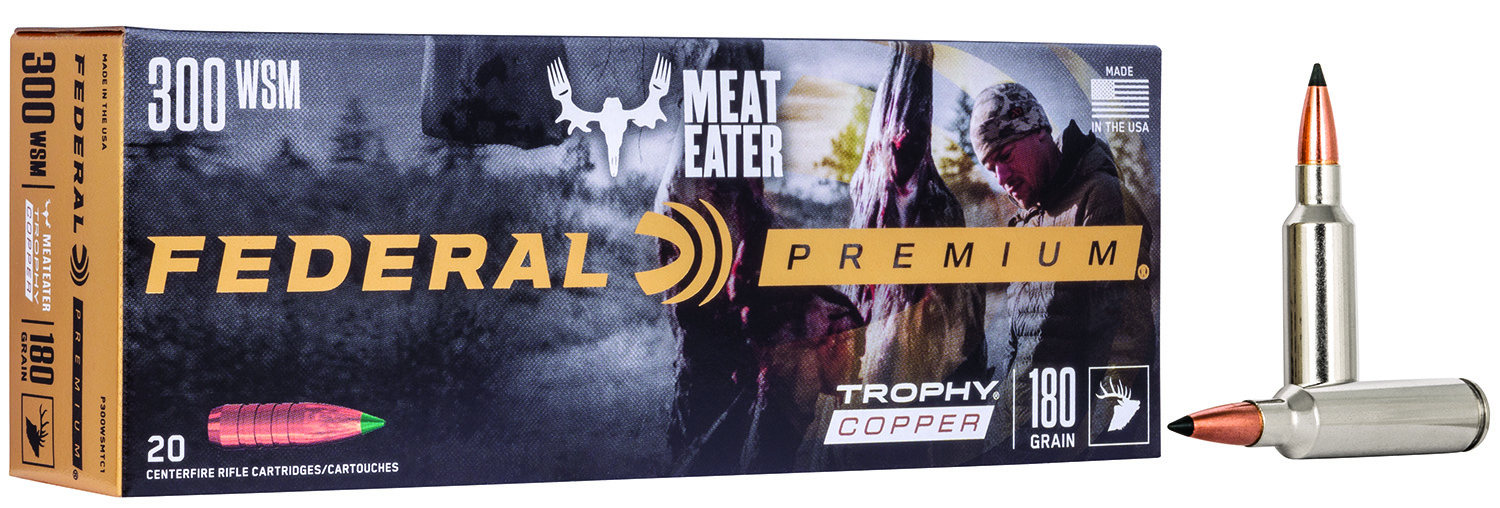 Federal Premium Trophy Copper 300 WSM 180-grain ammunition