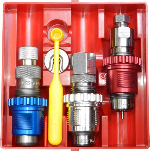 LEE CARBIDE 3-DIE SET & - BREECH LOCK BUSHINGS 380 ACP