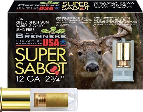 Brenneke Super Sabot 12 Gauge 1-1/8 oz sabot slug ammunition