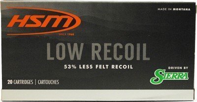 HSM Low Recoil 243 Win 85-grain Orange Polymer Tip ammunition