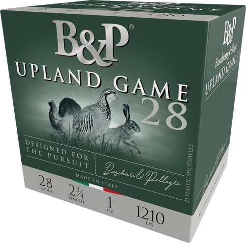 B&P Upland Game 28 Gauge 2.75 in 1 oz #6 shot shells