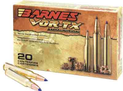 Barnes VOR-TX .35 Whelen 200-grain TTSX polymer-tipped ammunition