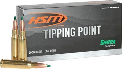 HSM Tipping Point 7mm-08 Rem 165-grain Sierra GameChanger polymer-tipped ammunition