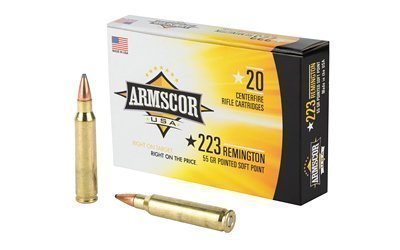 Armscor .223 Rem 55-grain Pointed Soft Point ammunition
