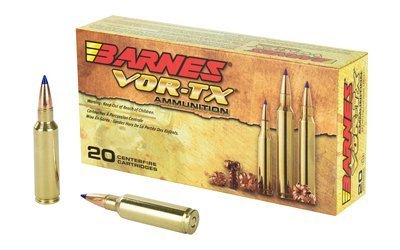 Barnes VOR-TX 300 WSM 165-grain TTSX Boat Tail polymer-tipped ammunition